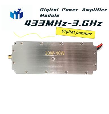 Китай 433MHz-3000MHz Антидроновый модуль 10W-40W Модуль цифрового усилителя мощности для FPV продается