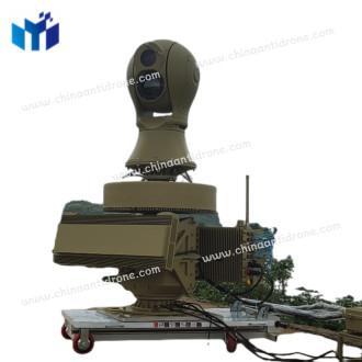 China Directional Anti Drone UAV System Integrated Radar Laser Optical Sensors Electronic Countermeasure for sale