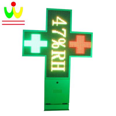 China Outdoor Outdoor Led Pharmacy Cross Sign Board Display for sale