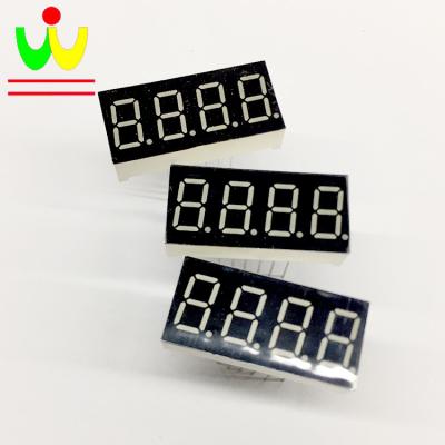 China Lndoor Wholesale High Bright Electronic Number Panel 4 Digits 7 Segment Led Display Led Digit Board for sale