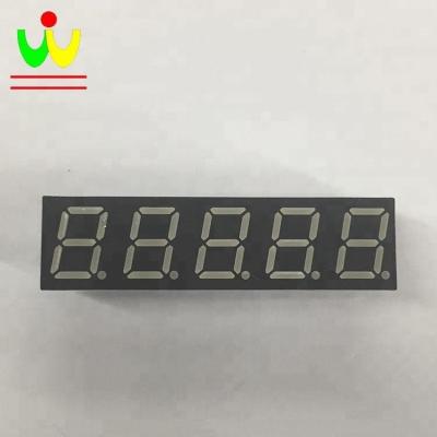 China Lndoor 5/6 Digit 7 Segment Led Countdown Timer Counter for sale