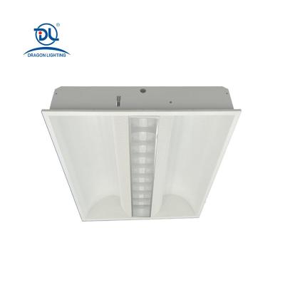 China High Quality Hotel/Hospital/Supermarket/Factory/Office Iron Body 30W Recessed Grill LED Troffer Light for sale