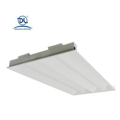 China Hotel/Hospital/Supermarket/Factory/Office 80W Metal Shell Recessed Light LED 2X4 Troffer Fixture with Diffuser for sale