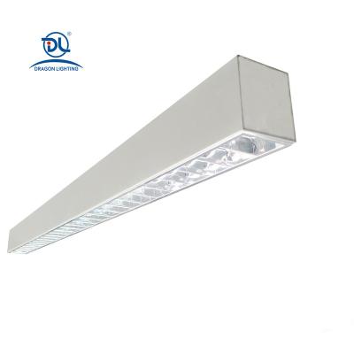 China Office 27W Classroom Hanging Linear Suspended LED Light For Office for sale