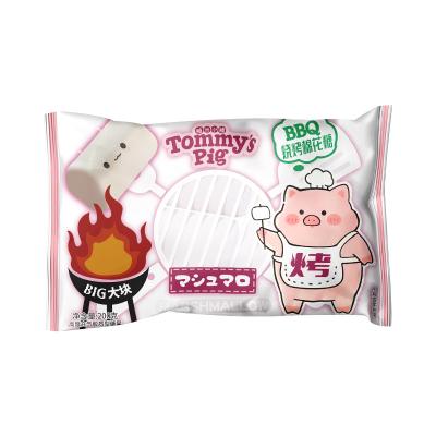 China BBQ Normal High Quality Casual Big Soft Marshmallow Snacks Cotton Candy Delicious Roasting Stick for sale