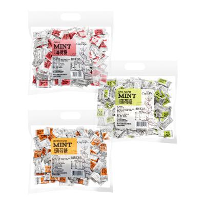 China Natural High Quality Fruity Hard Candy Mint Three Flavors Tablets Sugar Free Candies for sale