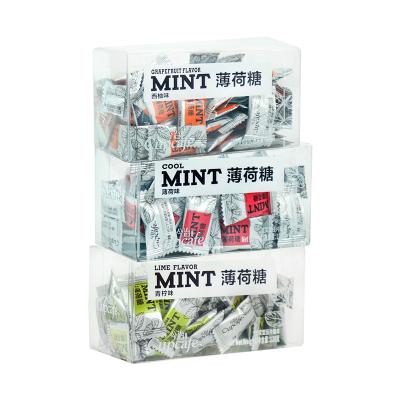 China Natural High Quality Fruity Hard Candy Mint Three Flavors Tablets Sugar Free Candies for sale