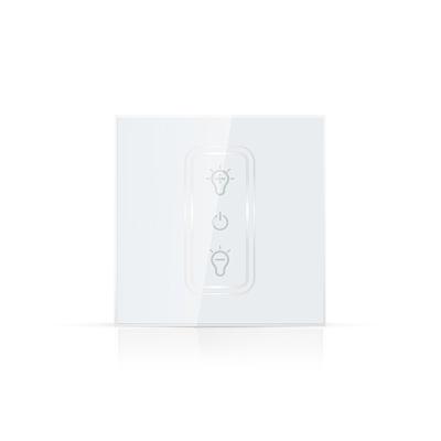 China Dimming EU Standard 200W Wifi Control Finger Touch Screen Dimmer Light Wall Switch for sale