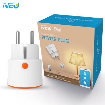 China Residential / General Purpose EU Plug Smart Home 16a Wifi Remote Control Work With Amazon Cloud for sale