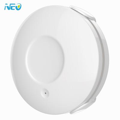 China 4 years (2 times/month) tuya smart home wifi smart wifi water sensor wireless alarm with probe indoor underground water leak detector for sale