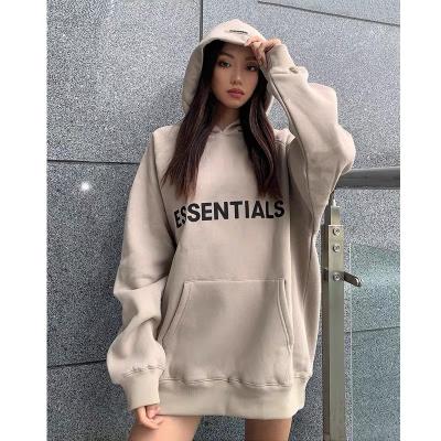 China 2021 Breathable Add Loose Fleece Distressed Woolen Hot Selling Hooded Women Hoodie for sale