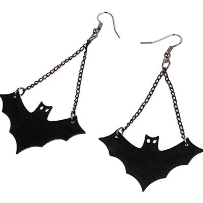 China Bat Character Halloween Long Fringe Earrings FASHIONABLE Decorative Retro Gothic Earrings for sale