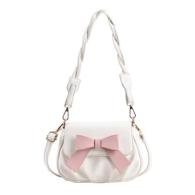 China New High Quality Handbag Bowknot Handbag Cute Mini Small Messenger Bag for sale