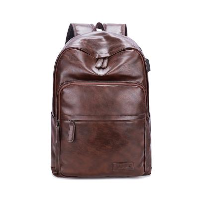 China New Waterproof Comfortable Men's Backpack Men's Leather Backpack for sale