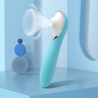 China New And Vibrating Magnetic Rechargeable Female Masturbation Massage Stick Real Touch Feeling Multifunctional Plug-in Sucking Device for sale