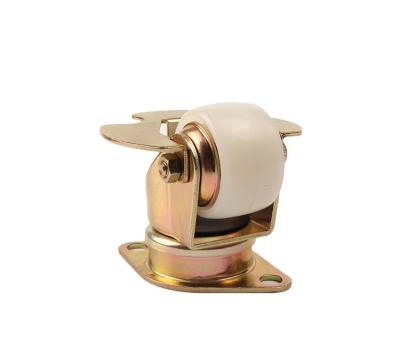 China Hot Selling PIVOT Best Industrial Replacement Caster Gold White Wheels For Others for sale