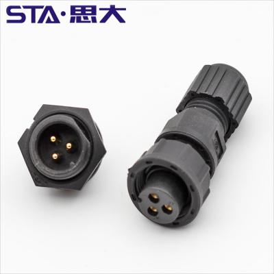 China Z110 Automotive Male And Female Electrical Outlet Plug , IP67 3 4 5 6 7 8 9 Pin Waterproof Connector for sale