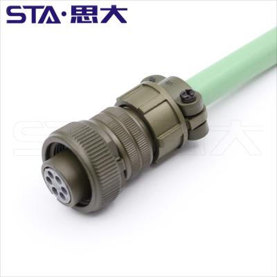 China Amphenol Automotive MIL-C-5015 Series Threaded Circular Connector MS3106A14S-6S, Box Mount Connector MS3102A-14S-6P for sale