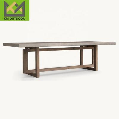 China Modern Nordic style  Concrete Cement dinning Table Simple  Modern Living Room Furniture Dining Table outdoor furniture for sale