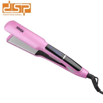 China Hotel DSP Hair Straightener Factory Direct Sale Curling And Straightening Dual Function Hair Straightener For Ladies for sale