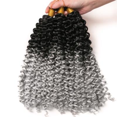 China Water Weave Curly 100grams/pcs , 30strands/pcs Synthetic Hair Twist Crochet Braid Hair 14 Braiding Extensions Crochet Braids for sale