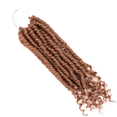 China Part/Daily Ombre Spiral Twist Braid Part/Cosplay 14 Inch Strands 12/Piece Afro Twist Crochet Braids Hair Extensions Synthetic Crochet Braid Hair for sale