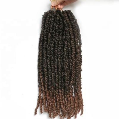 China Daily Life 18 Inch Pre-Twisted Passion Crochet Hair For Women Synthetic Braids Ombre Pre-Twisted Passion Twist Hair for sale