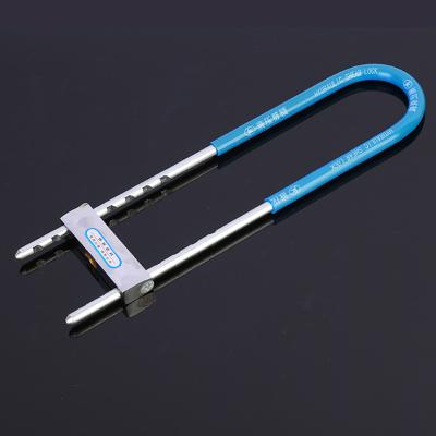 China Custom Handlebar Bags OEM ODM U-Shape U-Bracket U-Shape Bicycle Bicycle Lock For Sale for sale