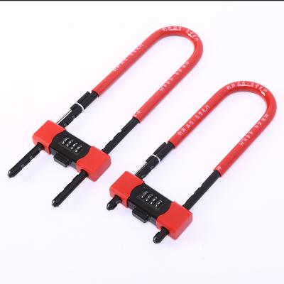 China OEM ODM door u-lock password u-lock custom glass handlebar shape bags lock made in china for sale