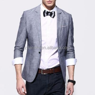 China One Selling Mens Button Blazer Summer Popular Fashionable Three Quarter Sleeve Breathable Sleeve Jackets for sale