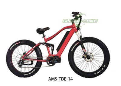 China Aluminum Alloy Off Road Electric Bicycle Full Suspension With Integrated Controller for sale