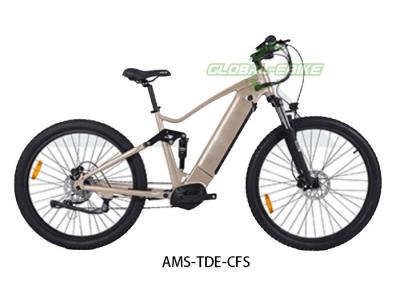 China Battery Powered Electric Mountain Bicycles 27.5 Inch Electric Bike With Shimano Gears for sale