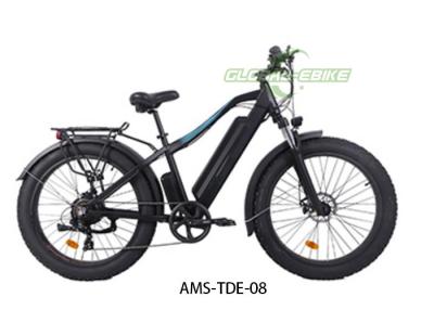 China 21Ah Lithium ion Fat Tire Electric Bike with Hydraulic Disc Brake AMS-TDE-08 for sale