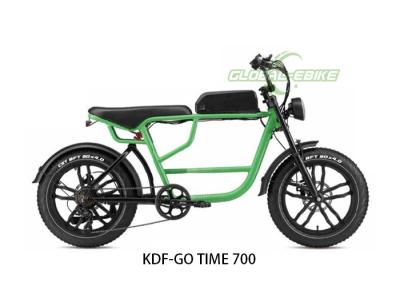 China KDF-GO TIME 700 Elektrische tweerwieler met comfortabele leerstoel en 48V 15Ah batterij Te koop