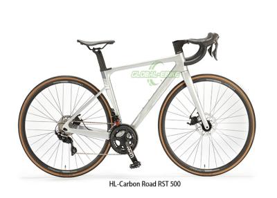 China Comfort Carbon Fiber Road Bicycle With SHIMANO STR700 Shifter Thru Axle Frame for sale