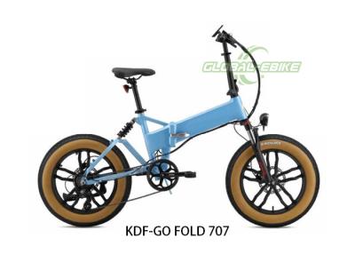 China Customized 36v Electric Folding Bicycle , Folding Electric Bike For Commuters for sale