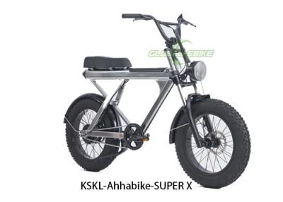 China Gray 20 Inchx4.0 Big Tyre Electric Bike with 36V 15Ah Battery Bluetooth LCD Display for sale