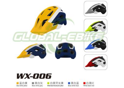 China Shell PC EPS Foam Bicycle Helmet With 17 Vents And Removable Brim for sale