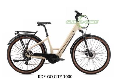 China Lithium 48V 250W City Cruiser Electric Bike With Front Suspension 25 Km/H Speed for sale