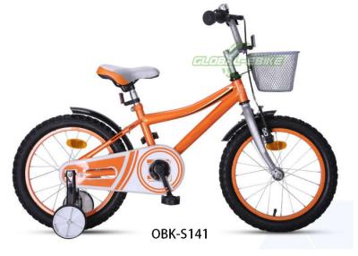 China OBK-S141 Steel Frame Kids Bike 14 Inch V Brake 1 Speed With Adjustable Seat for sale