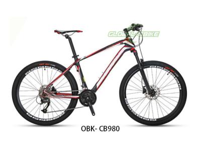 Cina 27 velocità SHIMANO Bicicletta in fibra di carbonio con freni a disco idraulici OBK-CB980 in vendita