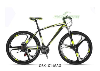 China Comfortable Steel Frame Mountain Bicycles With Shimano 21 Speed OBK-X1-MAG for sale