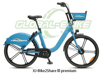 China Single Speed Alloy Frame Sharing Bike With Rear Solar Light 26x1.5 Tire And PU Saddle for sale