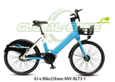 China 36V 250W Compartir bicicleta eléctrica con PU montura de aluminio de aleación de marco de pantalla TFT en venta