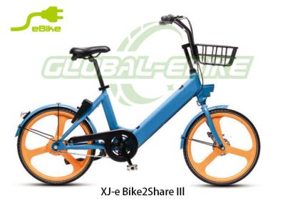 China 36V 250W Anti Theft Sharing Electric Bike With Hiten Fork And PU Saddle for sale