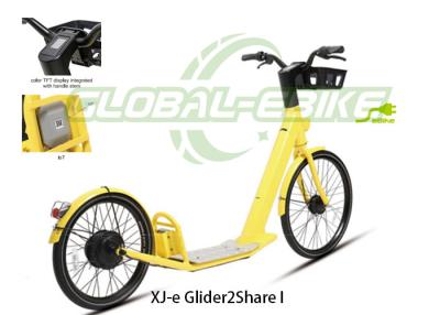 Chine Bambous avant et arrière Servo électrique partageant scooter anti-vol avec affichage TFT à vendre