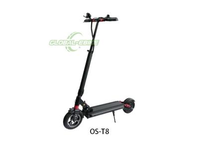 China Black High Speed 8 Inch Tire Single Rear Drum Brake Electric Scooter 36V 350W Motor Power for sale