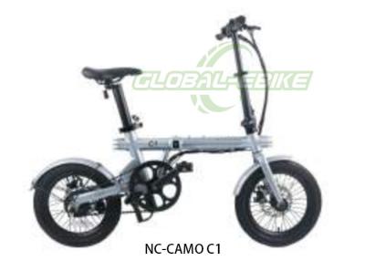 China Sliver 16 Inch 6061 Allou 20*1.95 Kenda Tire 36V 250W Motor Power Urban Folding Ebike for sale