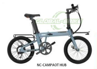 China Dark Grey Blue 20 Inch Aluminum Alloy Frame 50km/H Speed 48V Battery Light Folding Ebike zu verkaufen