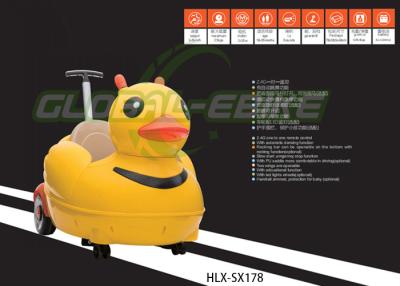 China Yellow Baby Duck 6V 4.5Ah 2 Battery 2.4G Frequency Remote Control Kids E-car for sale